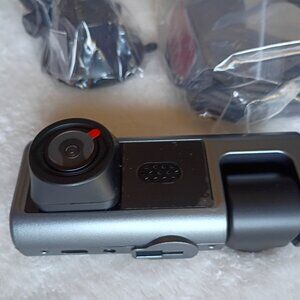 Galphi M2 3-Channel Dash Cam Front Rear & Inside 1080P Night Vision